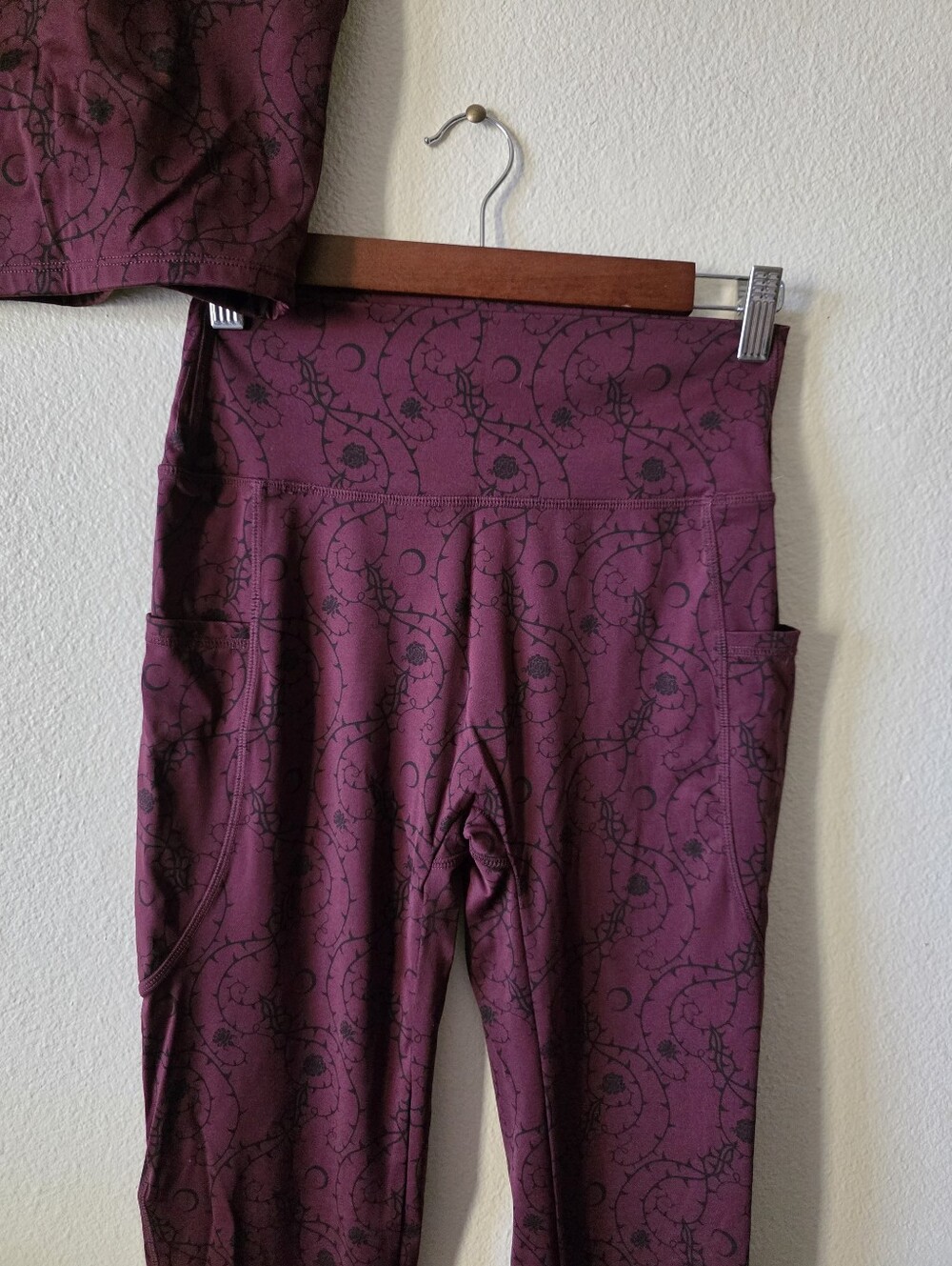 Disturbia Rosethorn Floral Print Athleisure Sports Set - Picture 4 of 12